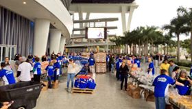 Marlins Partner with Feeding South Florida for Thanksgiving Meal Giveaway