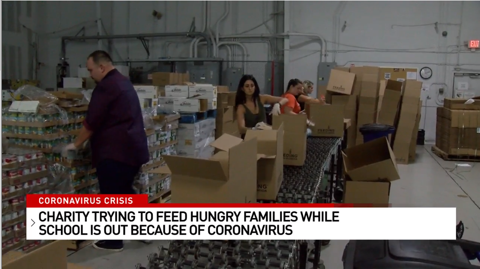 Charity trying to feed hungry families while school is out because of coronavirus