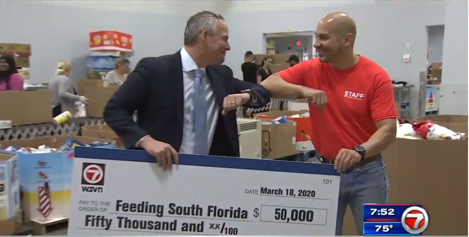 WSVN donates $50K to Feeding South Florida amid coronavirus pandemic