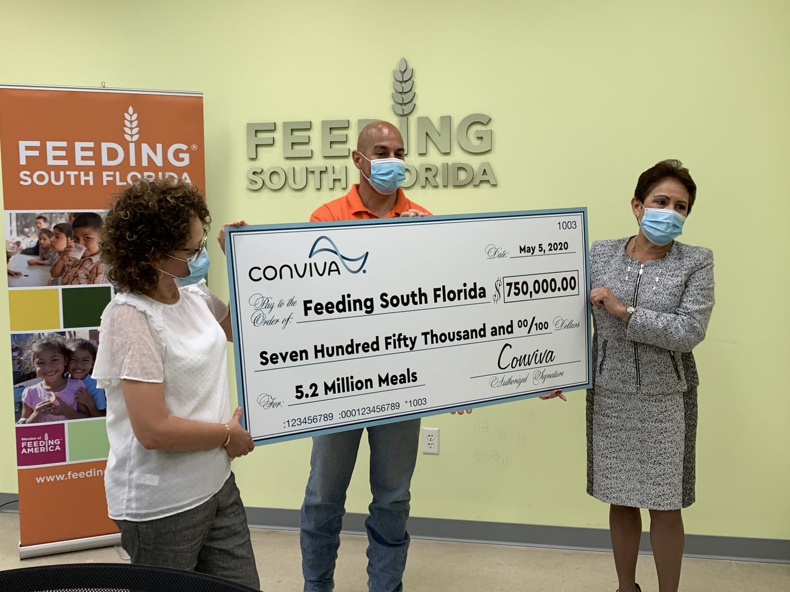 Conviva Care Centers donates $750,000 to Feeding South Florida