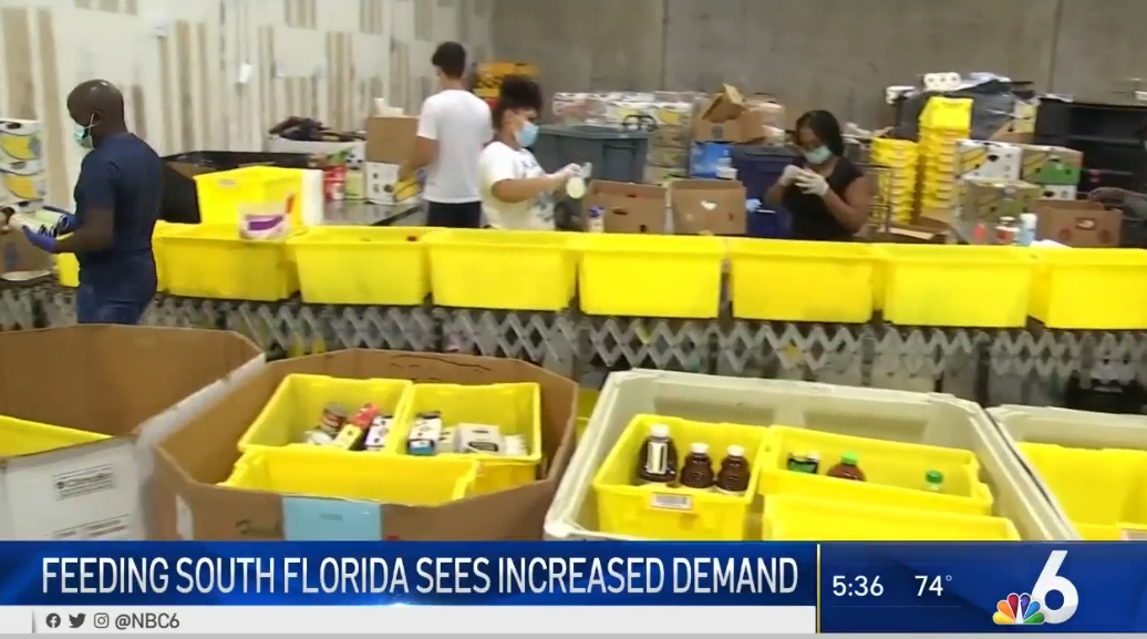 Reduced food donations from USDA to Feeding South Florida