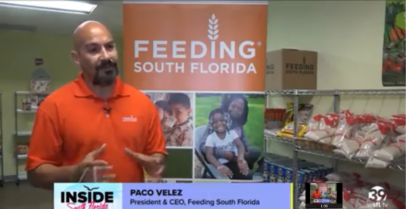 The CW’s Inside South Florida: Take a look inside Feeding South Florida’s Client Choice Pantry