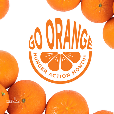 go Orange for hunger action month